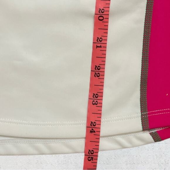 NWT RLX Ralph Lauren 1/4 Zip Golf Shirt XS Pullover Long Sleeve White Pink - Picture 9 of 10